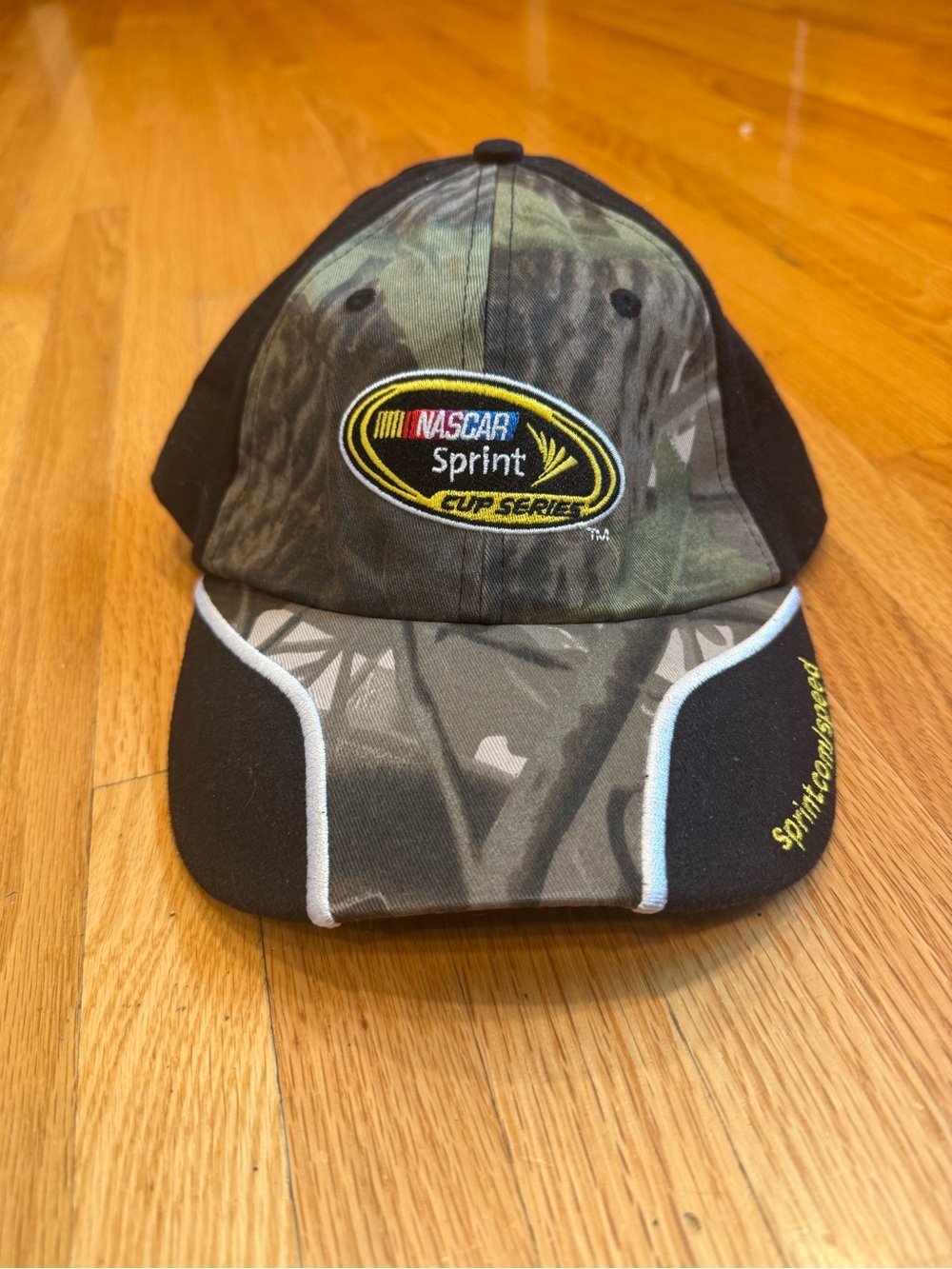 NASCAR Sprint Cup Series Camo Baseball Hat - Green/Black